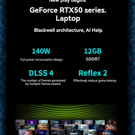 【2025 NEW】Mechrevo AMD R9 9955HX + RTX 5070Ti + 32GB DDR5 + 1TB SSD + 300Hz + 2560*1600