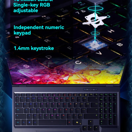 【2025 NEW】Mechrevo AMD R9 9955HX + RTX 5070Ti + 32GB DDR5 + 1TB SSD + 300Hz + 2560*1600