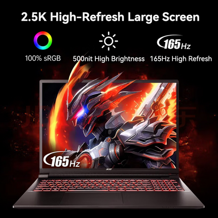 【2025 New Stock】Acer Nitro·7 i7-13650HX + RTX 5060 + 16GB + 1TB SSD + 165HZ + 2.5K Display