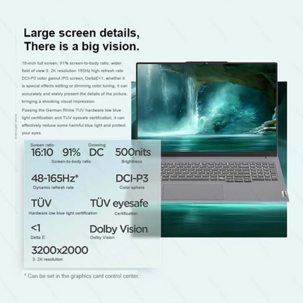 【2025 New Stock】ThinkBook16+ Ultra 9 285H + RTX 5060 + 32GB DDR5 + 1TB SSD + 165HZ + 3200*2000